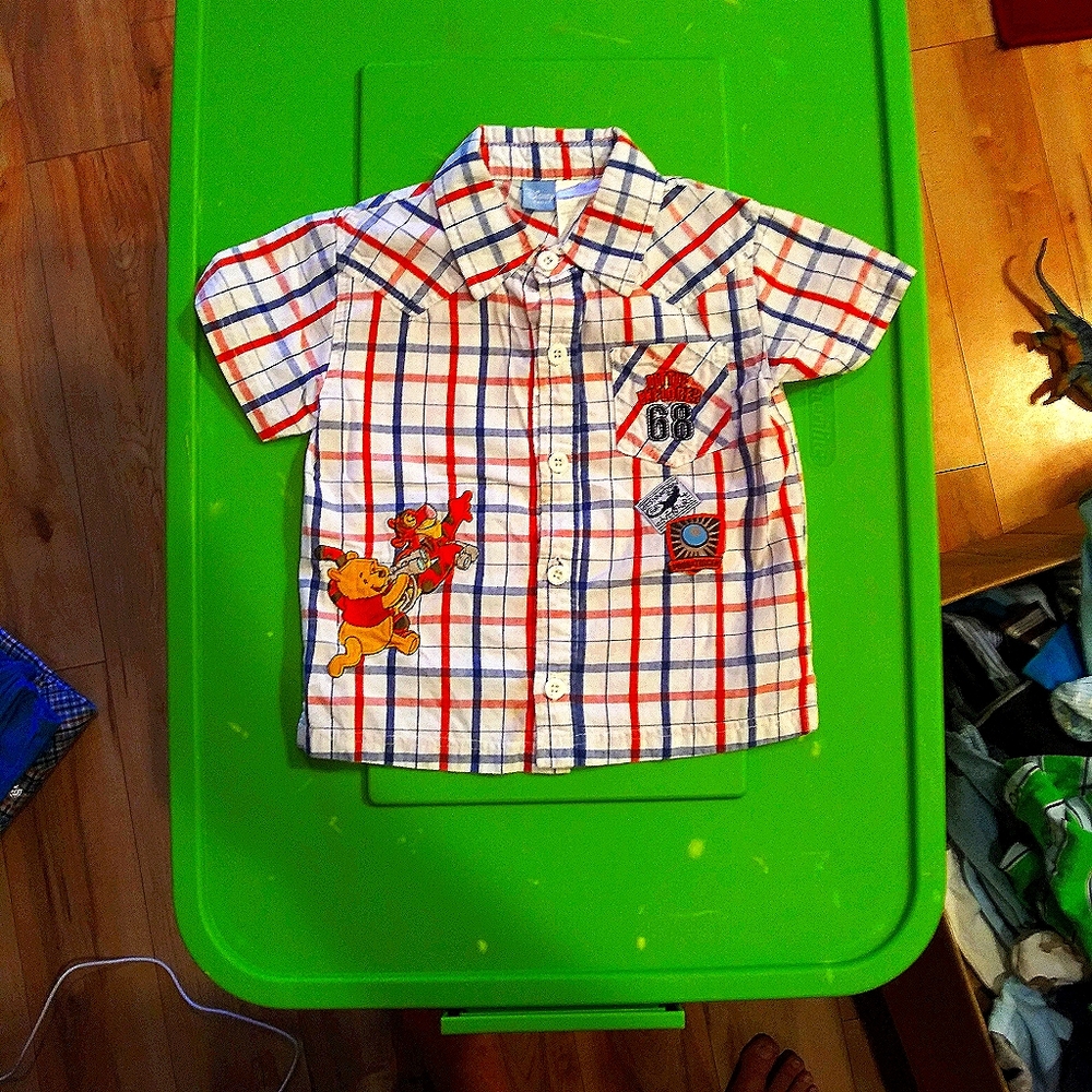 Boy's Little Explorer 68 Pooh & Tigger Shirt